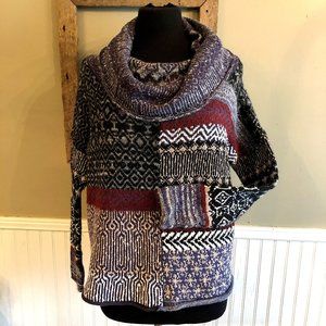 Free People Sweater Small Oversized Mock Neck Knit